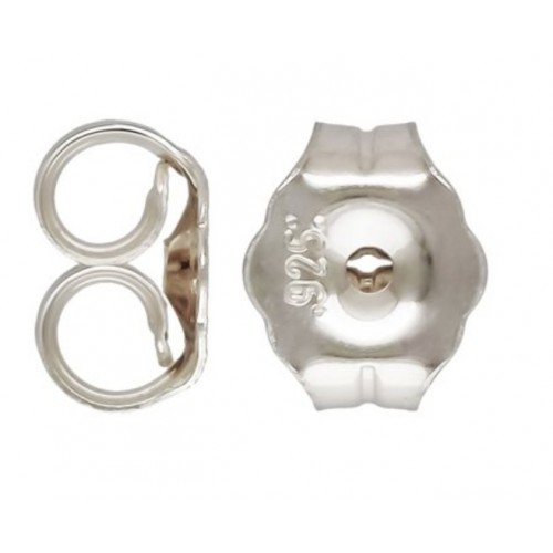 Sterling Silver Scroll Medium (pair)