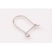 Sterling Silver Earwire Safety #2 (pair)
