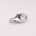 Sterling Silver Parrot Clasp Round