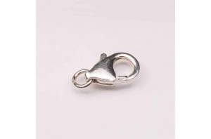 Sterling Silver Parrot Clasp Round