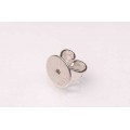 Sterling Silver Scroll Disc (pair)